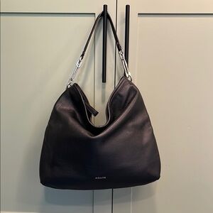 Coach Black Leather Shoulder Bag